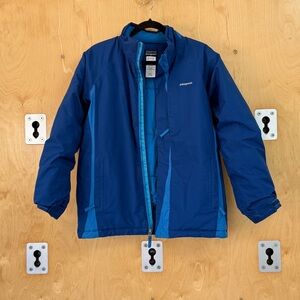 Patagonia Two-Tone Blue Kids Snow Jacket